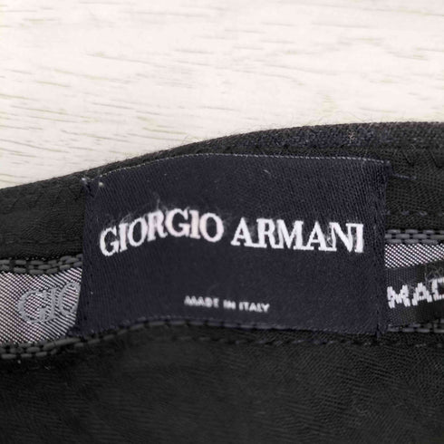 ジョルジオアルマーニ Giorgio Armani イタリア製 カシミヤ混 ウールスラックスパンツ メンズ 48