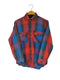メルトン melton 90S USA製 WINTERMASTER オンブレチェック L/S ネルシャツ メンズ JPN:S