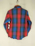 メルトン melton 90S USA製 WINTERMASTER オンブレチェック L/S ネルシャツ メンズ JPN:S