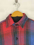 メルトン melton 90S USA製 WINTERMASTER オンブレチェック L/S ネルシャツ メンズ JPN:S