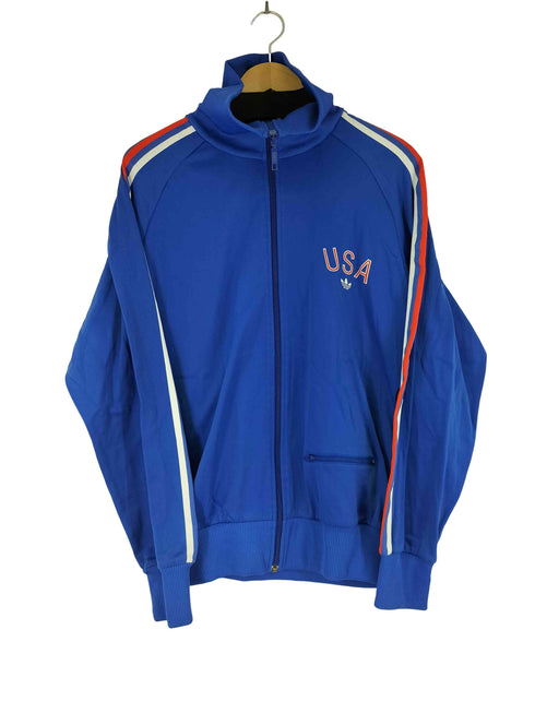 アディダスオリジナルス adidas Originals 片ポケ 復刻 USA トラックジャケット メンズ import:L