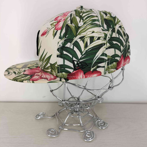 ニューエラ NEW ERA 59FIFTY ベースボールチームロゴ刺繍 花柄 ベースボールキャップ メンズ 7 1/4