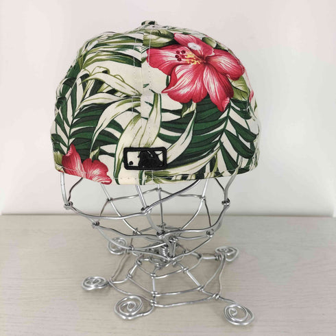 ニューエラ NEW ERA 59FIFTY ベースボールチームロゴ刺繍 花柄 ベースボールキャップ メンズ 7 1/4