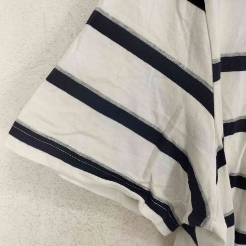 ラコステ LACOSTE ワニロゴ ボーダー 半袖 Tシャツ メンズ import:L