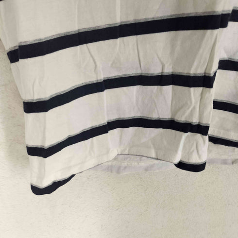 ラコステ LACOSTE ワニロゴ ボーダー 半袖 Tシャツ メンズ import:L