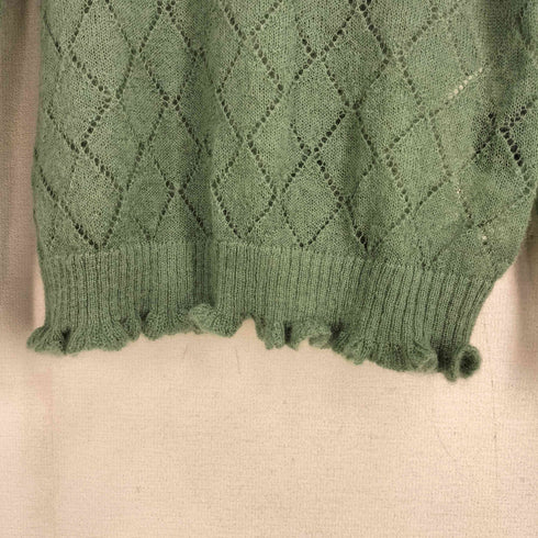 アンダーカバー UNDER COVER JUN TAKAHASHI 19AW タートルネックフリルデザインモヘアニット レディース JPN:1