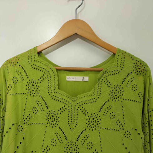 アズノゥアズ AS KNOW AS 23SS olaca オオラカ ゴージャスカラーレースOP ワンピース レディース JPN:1