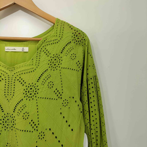 アズノゥアズ AS KNOW AS 23SS olaca オオラカ ゴージャスカラーレースOP ワンピース レディース JPN:1