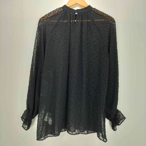 デミルクスビームス Demi-Luxe BEAMS 25SS ラグラン ジャカード ブラウス レディース