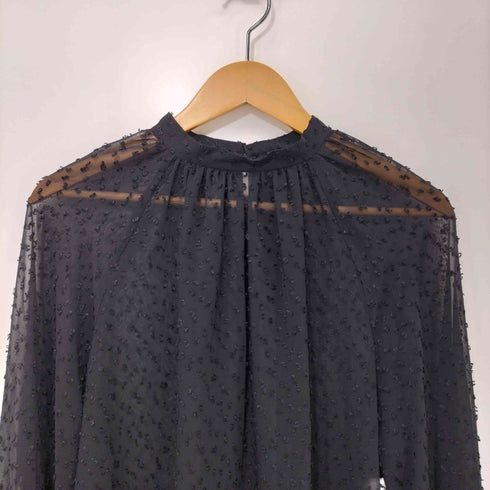 デミルクスビームス Demi-Luxe BEAMS 25SS ラグラン ジャカード ブラウス レディース