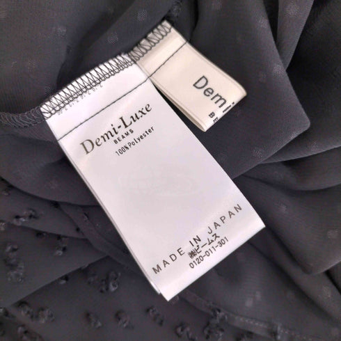 デミルクスビームス Demi-Luxe BEAMS 25SS ラグラン ジャカード ブラウス レディース