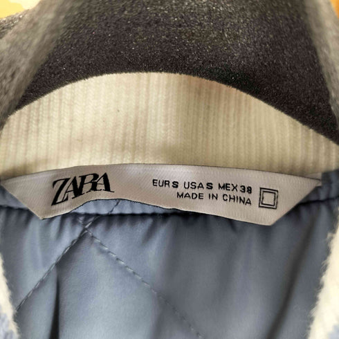 ザラ ZARA ワッペンデザイン バーシティジャケット メンズ import:S
