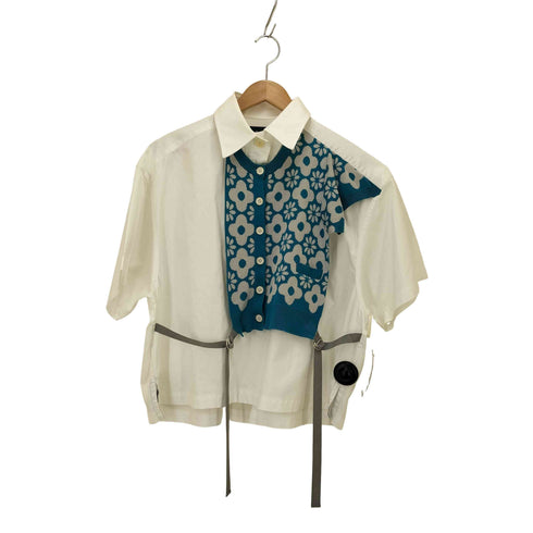 カラー kolor 21ss ニットドッキングシャツ レディース JPN:2