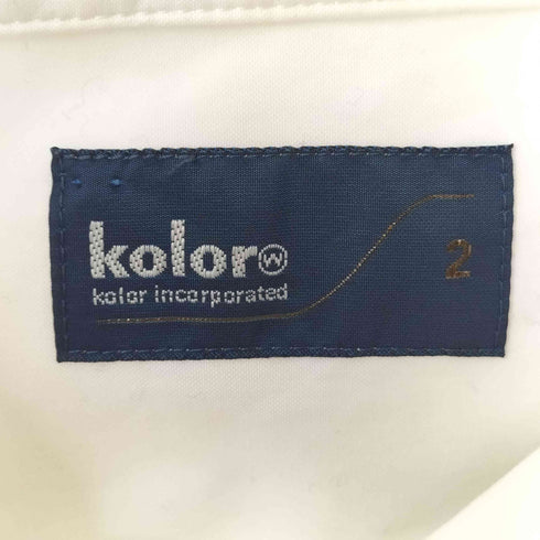 カラー kolor 21ss ニットドッキングシャツ レディース JPN:2