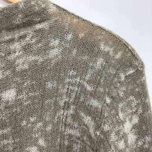 プランテーション Plantation 07ss 製品染め 総柄 ボトルネック ウールニット レディース JPN:M