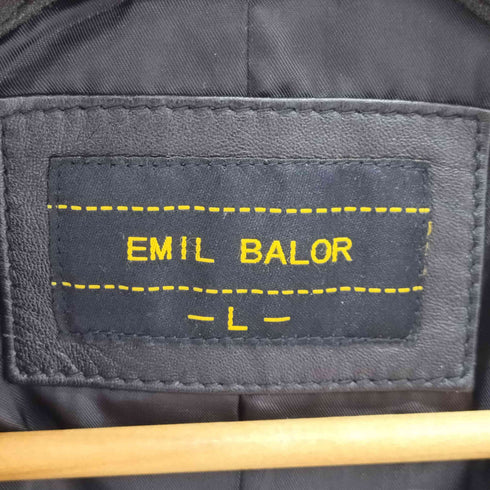 EMIL BALOR 羊革 ラムレザー 総裏 2B テーラード ジャケット メンズ JPN:L