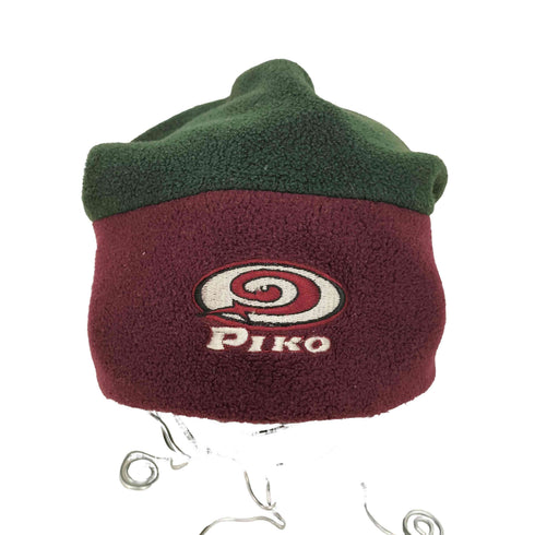 ピコ PIKO ロゴ刺繍 ツートンカラー フリースビーニー メンズ