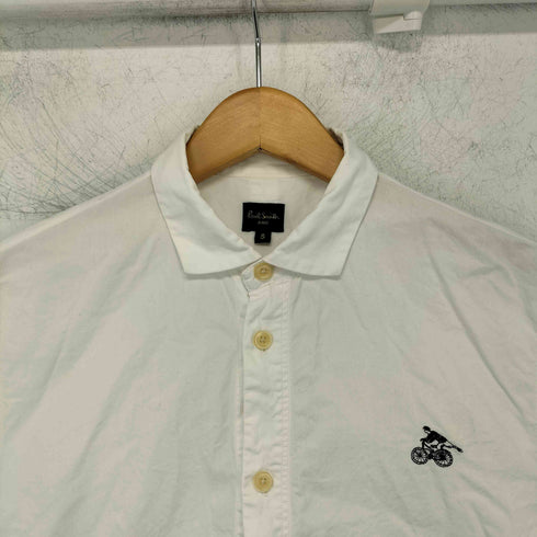 ポールスミス Paul Smith アート刺繍 コットン ショートスリーブシャツ メンズ import:S