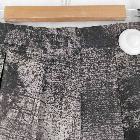 レギュレーションヨウジヤマモト REGULATION Yohji Yamamoto 壁面プリント ナイロンタックスカート レディース JPN:2