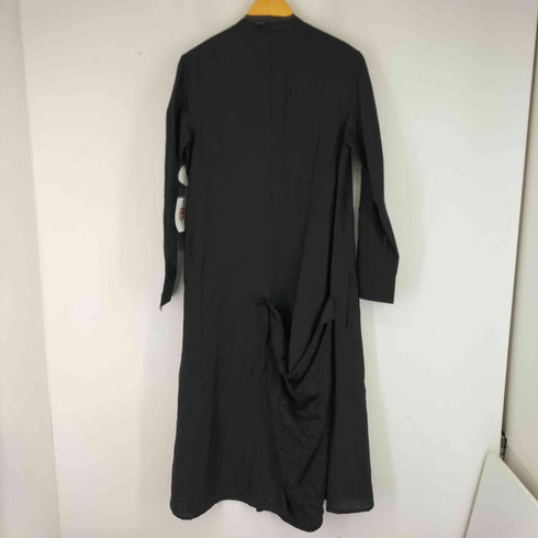 ヨウジヤマモト Yohji Yamamoto 25SS COLLECTIONS C/Li GABARDINE RB DRAPED DRESS レディース JPN:1