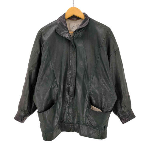 Cassidy Leather Fashions ロケットTALON ジップ モモンガスリーブ ステッチデザイン レザー ジャケット レディース import:XS