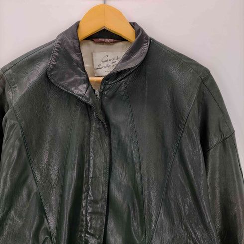 Cassidy Leather Fashions ロケットTALON ジップ モモンガスリーブ ステッチデザイン レザー ジャケット レディース import:XS