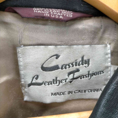 Cassidy Leather Fashions ロケットTALON ジップ モモンガスリーブ ステッチデザイン レザー ジャケット レディース import:XS