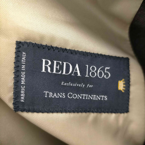 トランスコンチネンツ TRANS CONTINENTS REDA社製 生地 ウールサキソニー セットアップ ジャケット メンズ L