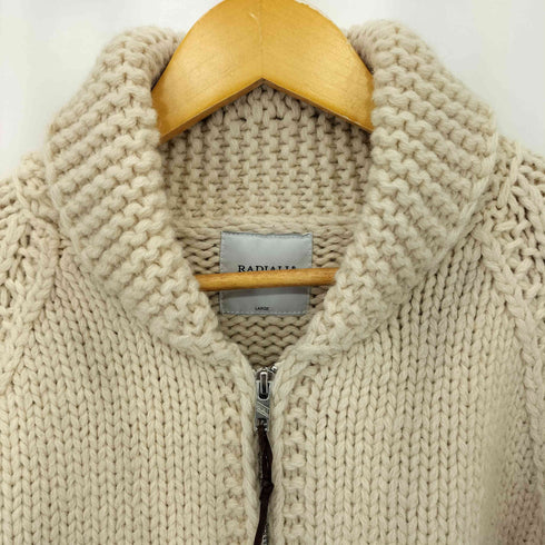 ラディアル RADIALL SIERRA-ZIP UP COWICHAN SWEATER メンズ L