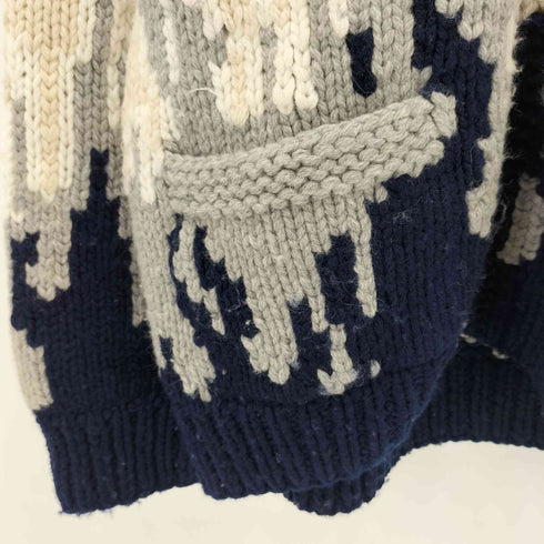 ラディアル RADIALL SIERRA-ZIP UP COWICHAN SWEATER メンズ L