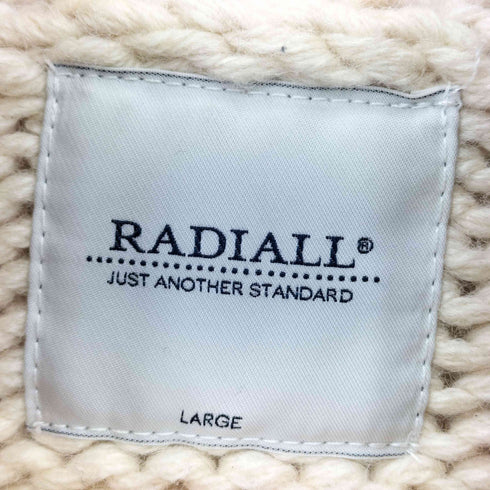 ラディアル RADIALL SIERRA-ZIP UP COWICHAN SWEATER メンズ L