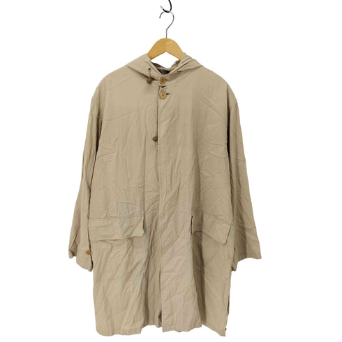 Micheli イタリア製 比翼ボタン ミックスファブリック モッズコート メンズ