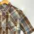 ケニントン kennington 70s チェック 半袖 ウエスタンシャツ メンズ import:M
