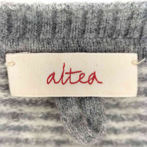 アルテア Altea 総柄 ウール クルーネックニット メンズ import:L