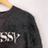 マウジー moussy 24aw SHAGGY MOUSSY LOGO KNIT レディース FREE