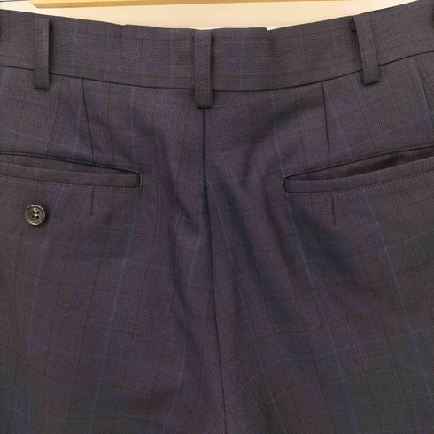 コムデギャルソンオムプリュス COMME des GARCONS HOMME PLUS ウールチェック柄 デザイン スラックスパンツ メンズ JPN:XS