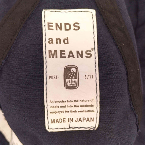 エンズアンドミーンズ ENDS and MEANS Army Hat メンズ