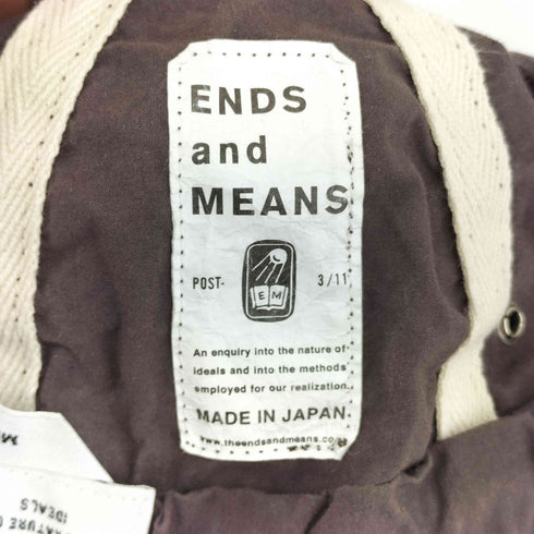エンズアンドミーンズ ENDS and MEANS Army Hat メンズ