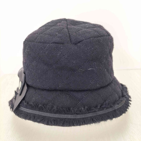 ランバン LANVIN ウール キルティング ハット レディース