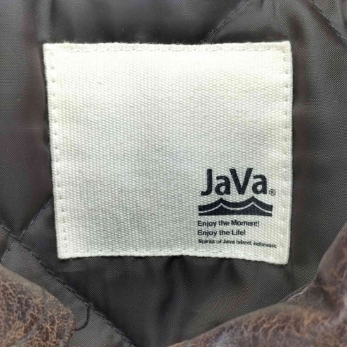 ジャバ JaVa フェイクレザーヴィンテージオーバーブルゾン レディース JPN:M