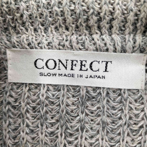 コンフェクト confect 26SS リネンコットンヘンプ ドライバーズニット メンズ