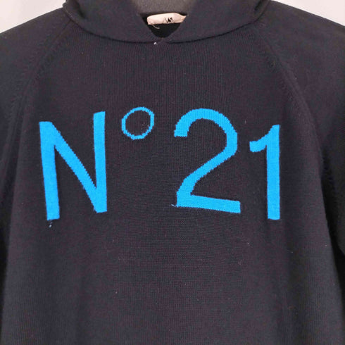 ヌメロヴェントゥーノ N21 numero ventuno ロゴニットパーカー レディース US:10
