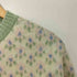 ザラ ZARA 花柄ジャガードニットカーディガン レディース import:S
