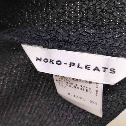 NOKO PLEATS フリル プリーツ 半袖ワンピース レディース 38