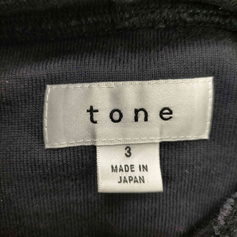 トーン tone 23AW Zip Sweat Parka ジップアップ スウェット パーカー メンズ JPN:3