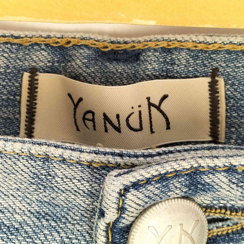 ヤヌーク YANUK Trick Denim ボーイズストレート LEA TVS デニムパンツ レディース 22