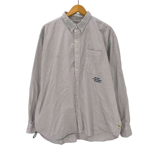 ビームスエスエスゼット BEAMS SSZ 25AW 別注 Western Hydrodynamic Research BD SHIRT オーバーサイズ チェック ボタンダウン シャツ メンズ JPN:M