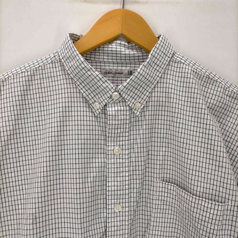 ビームスエスエスゼット BEAMS SSZ 25AW 別注 Western Hydrodynamic Research BD SHIRT オーバーサイズ チェック ボタンダウン シャツ メンズ JPN:M
