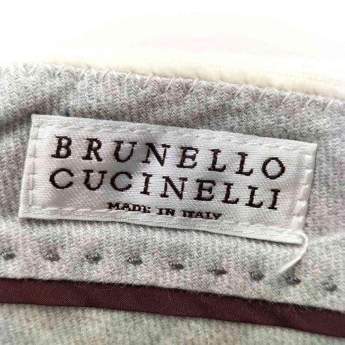ブルネロクチネリ BRUNELLO CUCINELL イタリア製 1タック テーパード 太畝 コーデュロイ パンツ メンズ 44