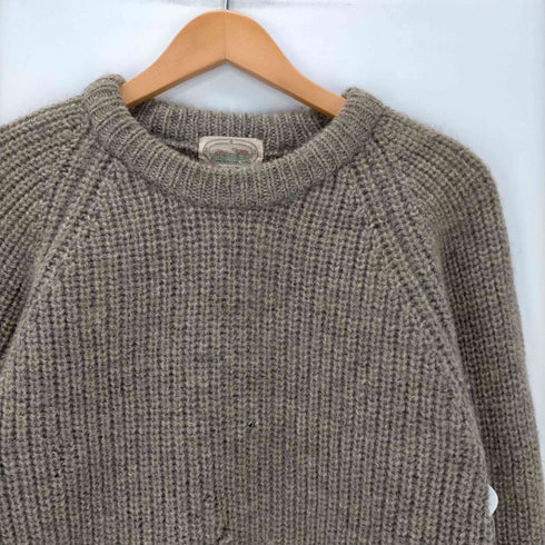 トゥモローランド TOMORROWLAND 80-90S OLD ラグランスリーブ ローゲージ ウール ニット セーター メンズ JPN:L